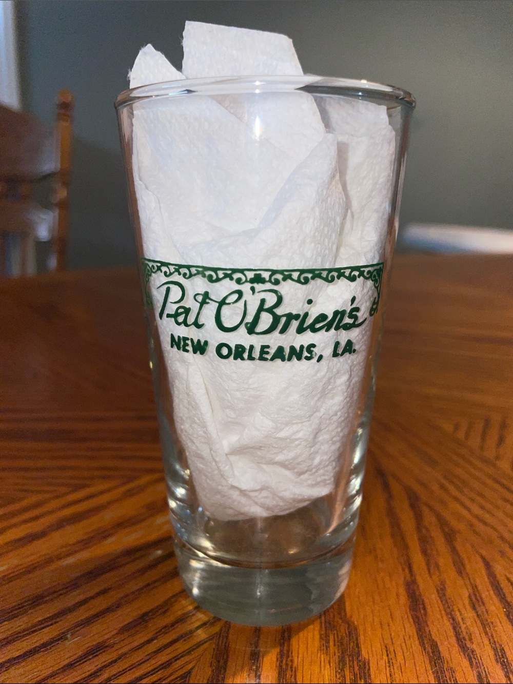 Pat O'Brien's 5" Glass New Orleans LA Souvenir